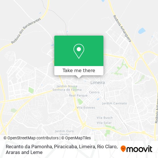 Mapa Recanto da Pamonha