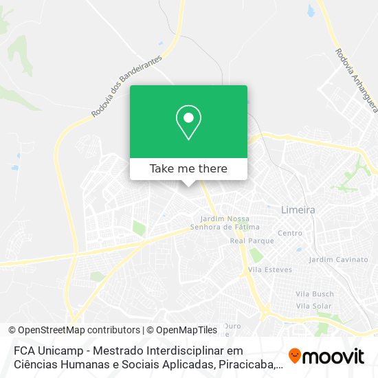 FCA Unicamp - Mestrado Interdisciplinar em Ciências Humanas e Sociais Aplicadas map