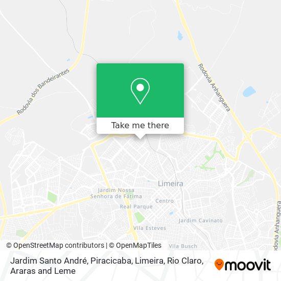 Jardim Santo André map