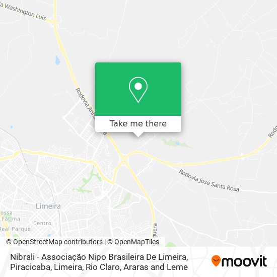 Nibrali - Associação Nipo Brasileira De Limeira map