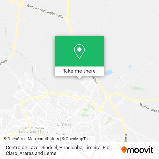 Centro de Lazer Sindsel map