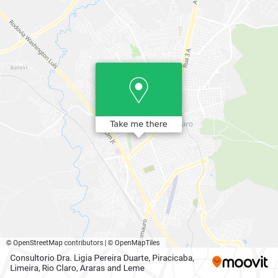 Mapa Consultorio Dra. Ligia Pereira Duarte