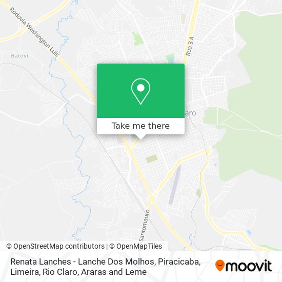 Mapa Renata Lanches - Lanche Dos Molhos