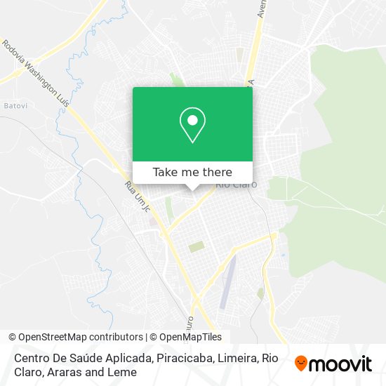Centro De Saúde Aplicada map