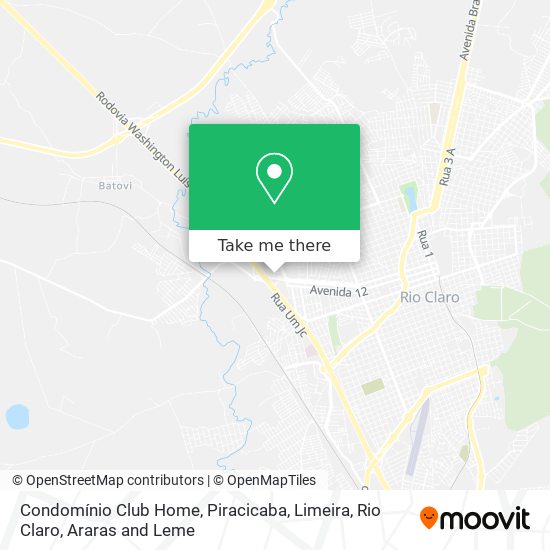 Condomínio Club Home map