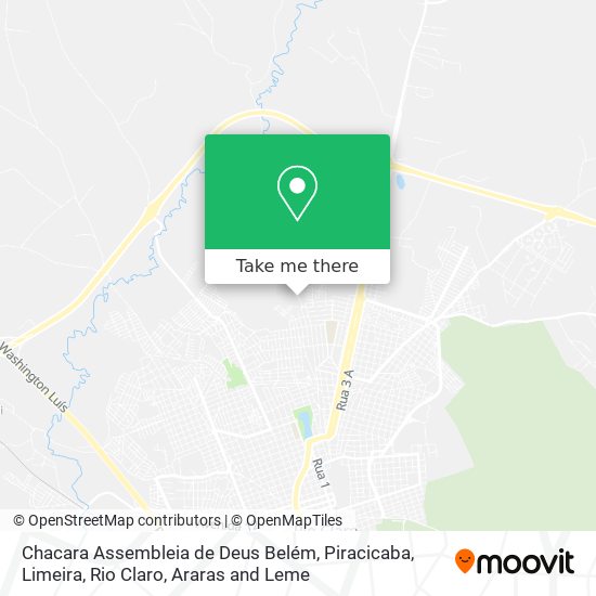 Chacara Assembleia de Deus Belém map