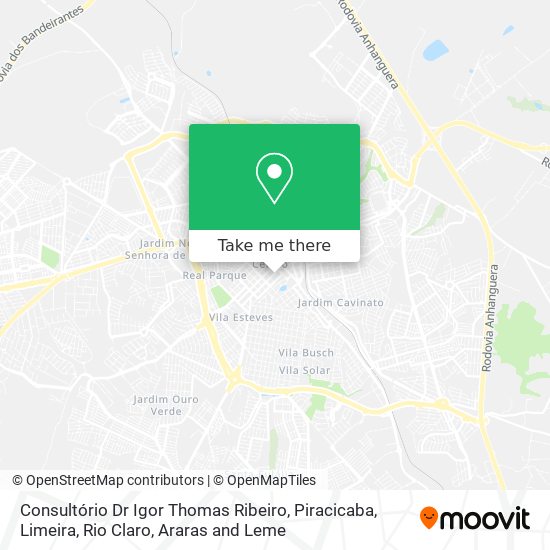 Consultório Dr Igor Thomas Ribeiro map