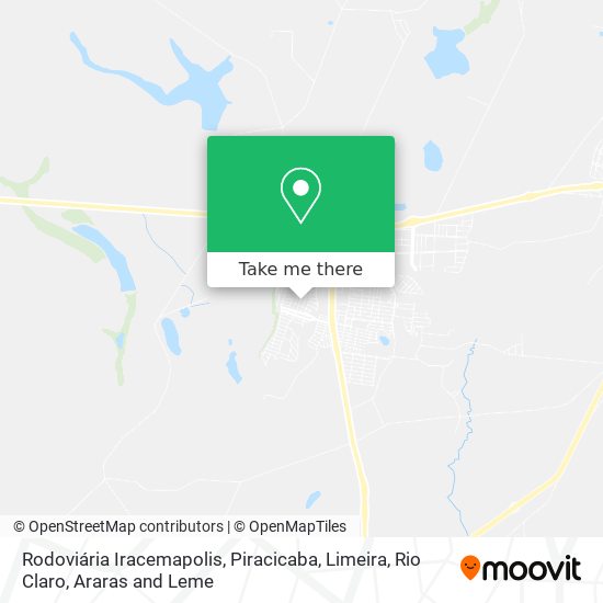 Rodoviária Iracemapolis map