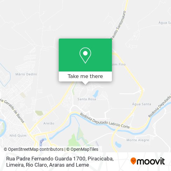 Rua Padre Fernando Guarda 1700 map