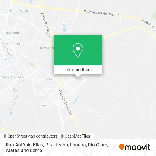 Rua Antônio Elías map