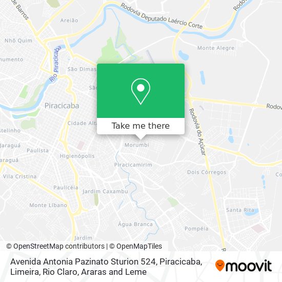 Avenida Antonia Pazinato Sturion 524 map