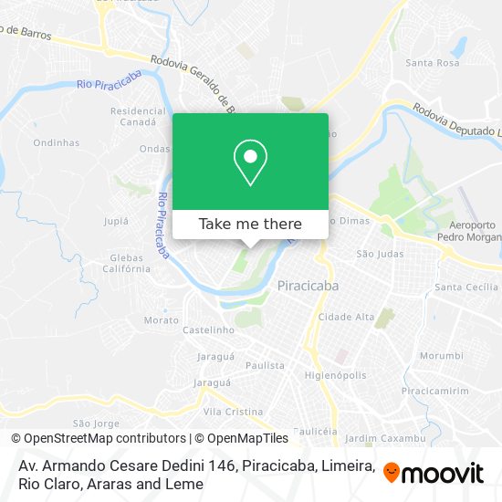 Av. Armando Cesare Dedini 146 map