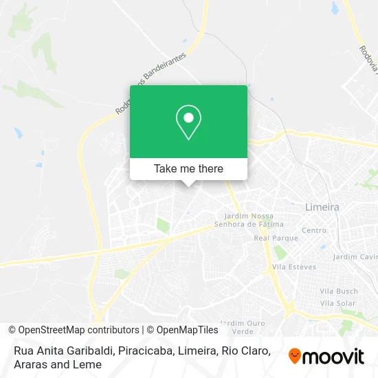 Rua Anita Garibaldi map