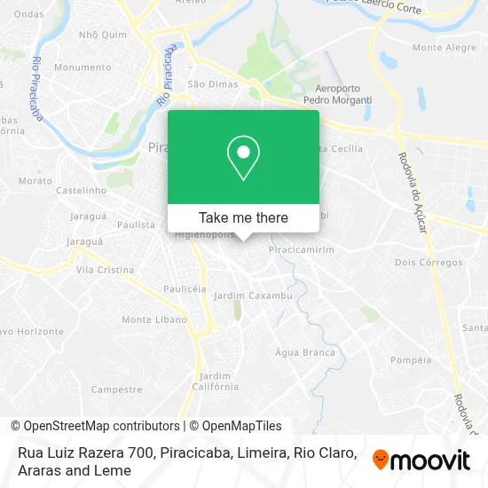 Rua Luiz Razera 700 map