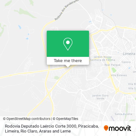 Rodovia Deputado Laércio Corte 3000 map