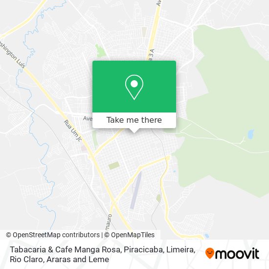 Tabacaria & Cafe Manga Rosa map