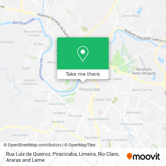 Rua Luiz de Queiroz map