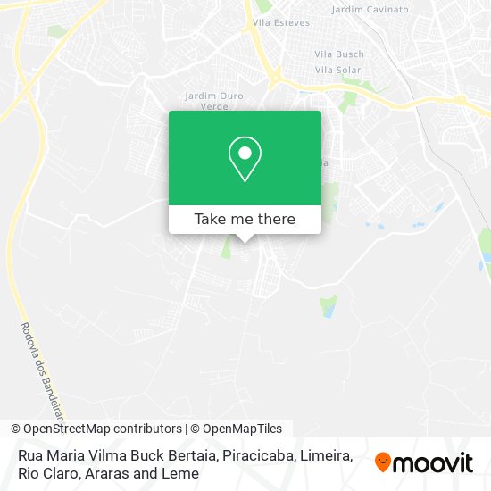 Rua Maria Vilma Buck Bertaia map