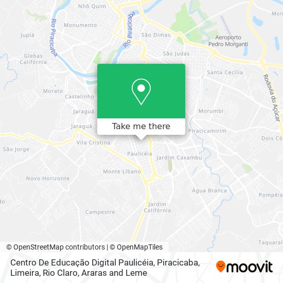 Centro De Educação Digital Paulicéia map