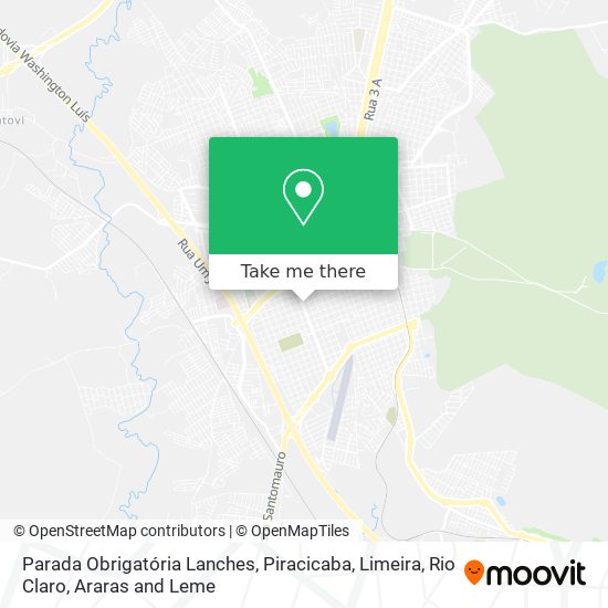 Parada Obrigatória Lanches map