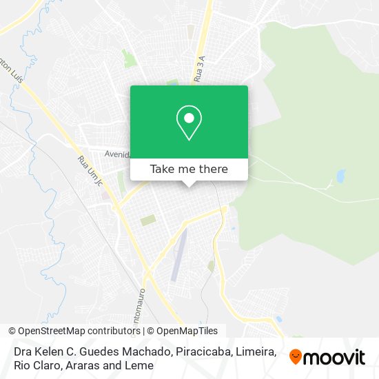 Dra Kelen C. Guedes Machado map