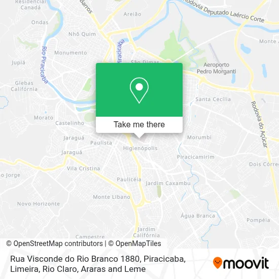 Rua Visconde do Rio Branco 1880 map