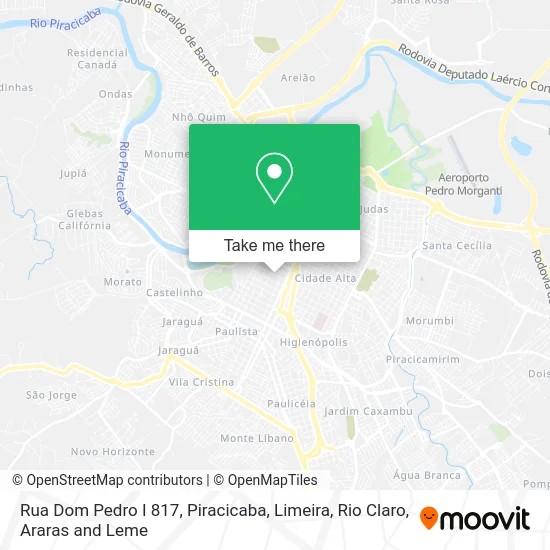 Rua Dom Pedro I 817 map