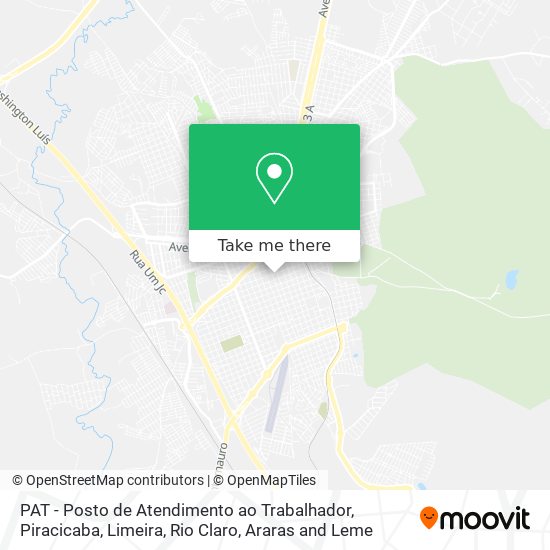 PAT - Posto de Atendimento ao Trabalhador map