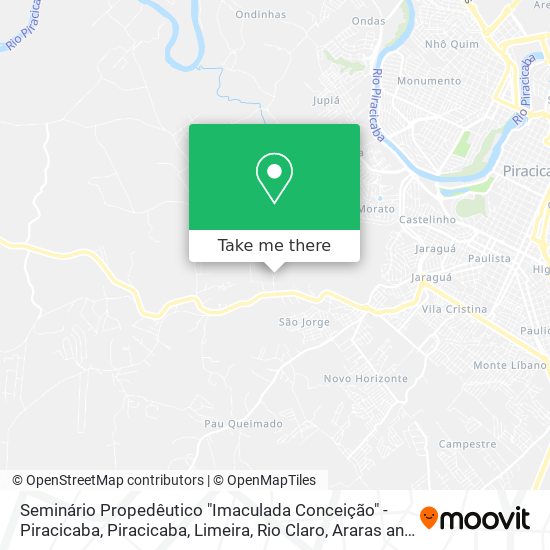 Seminário Propedêutico "Imaculada Conceição" - Piracicaba map