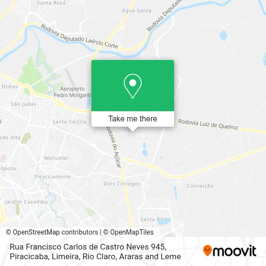 Rua Francisco Carlos de Castro Neves 945 map