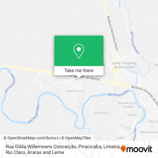 Mapa Rua Gilda Willemsens Conceição