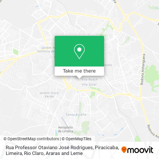Rua Professor Otaviano José Rodrigues map