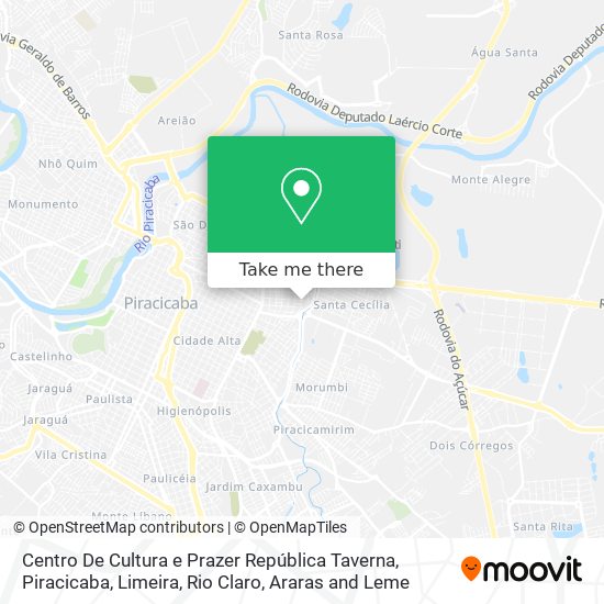Centro De Cultura e Prazer República Taverna map