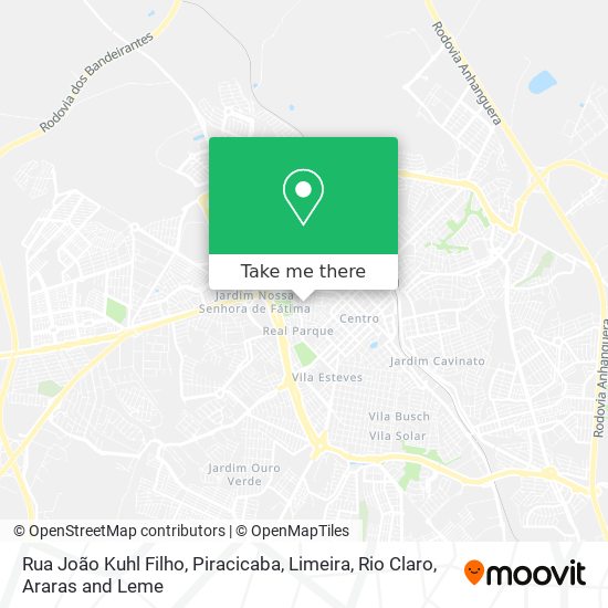Rua João Kuhl Filho map