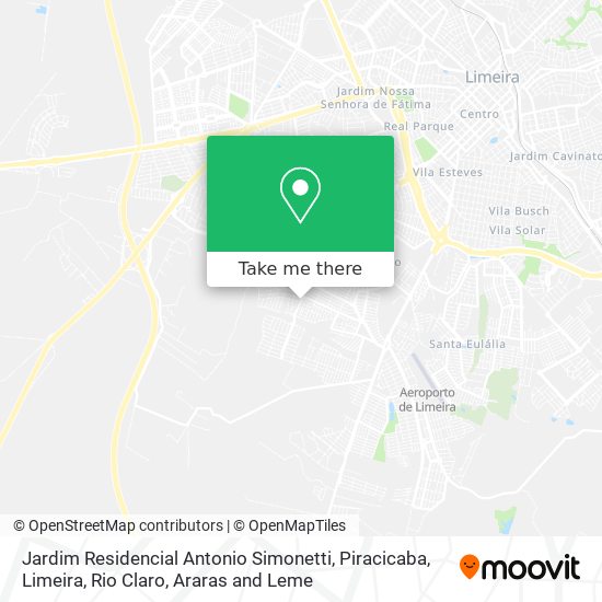 Jardim Residencial Antonio Simonetti map