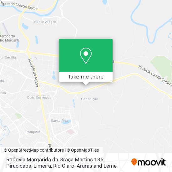 Rodovia Margarida da Graça Martins 135 map