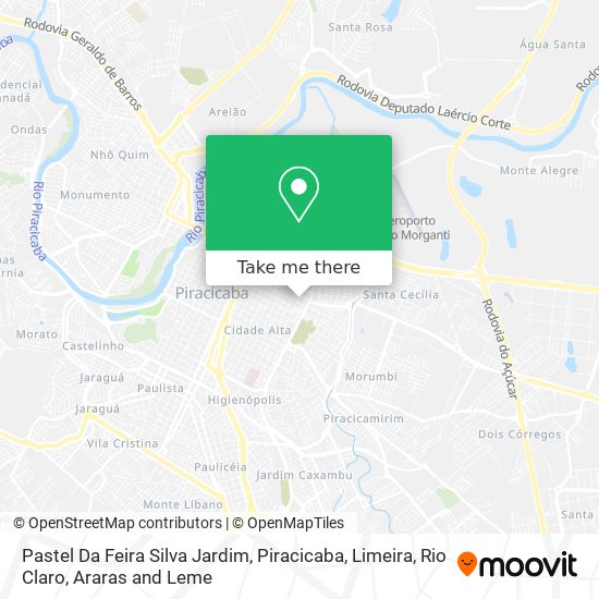 Pastel Da Feira Silva Jardim map