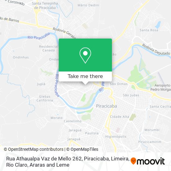 Rua Athaualpa Vaz de Mello 262 map