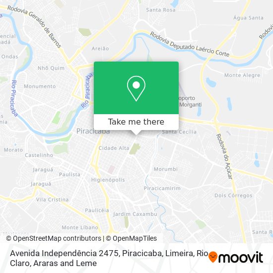 Avenida Independência 2475 map
