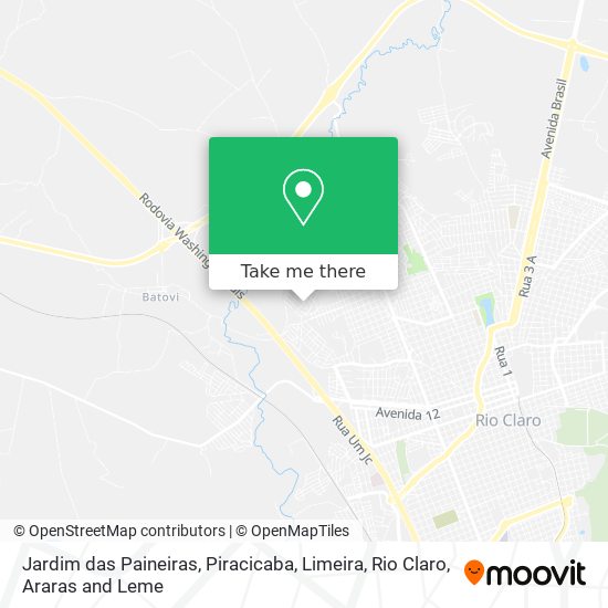 Jardim das Paineiras map