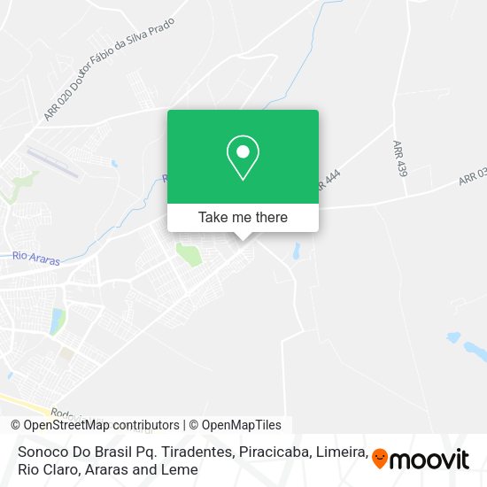 Sonoco Do Brasil Pq. Tiradentes map