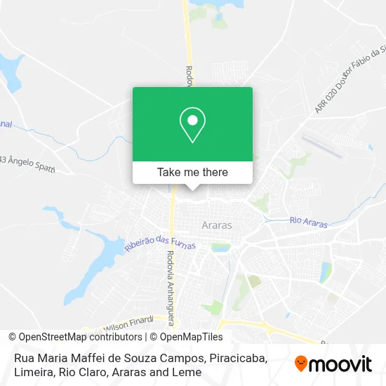 Rua Maria Maffei de Souza Campos map