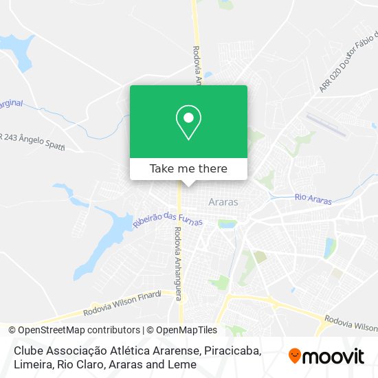 Clube Associação Atlética Ararense map