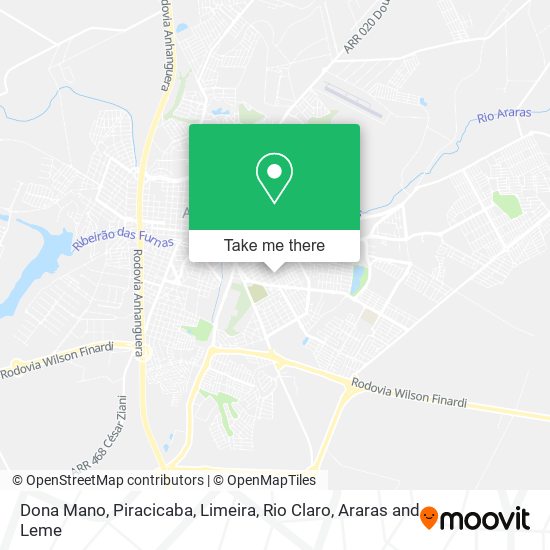 Dona Mano map