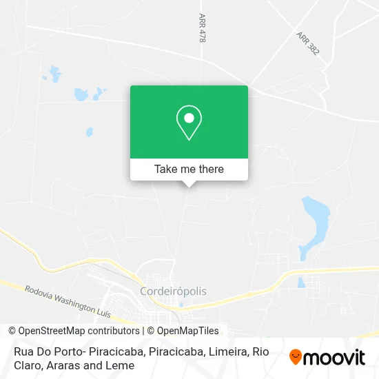 Rua Do Porto- Piracicaba map