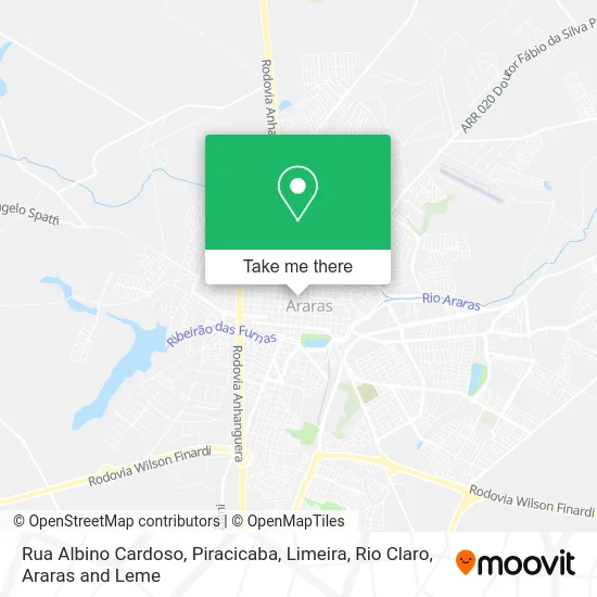 Rua Albino Cardoso map