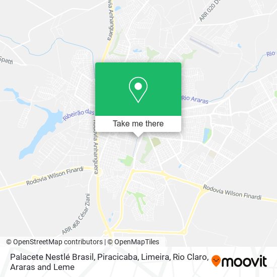 Palacete Nestlé Brasil map