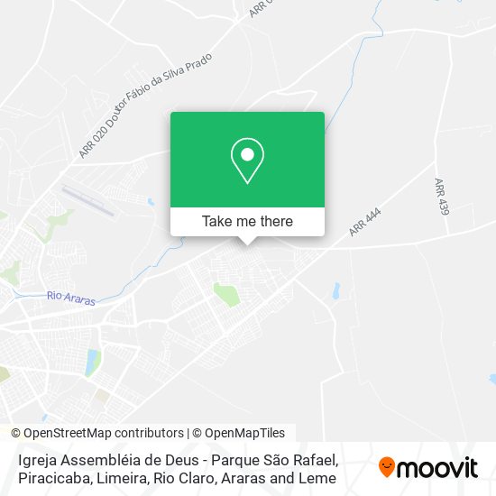 Igreja Assembléia de Deus - Parque São Rafael map
