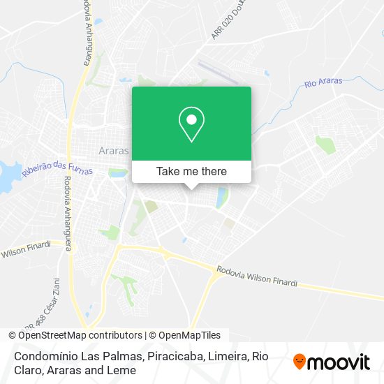 Condomínio Las Palmas map