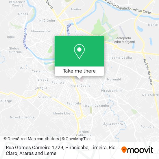 Rua Gomes Carneiro 1729 map